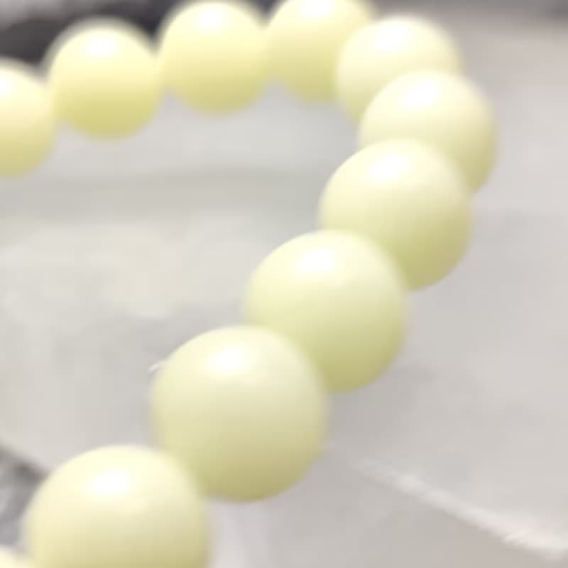 白玉 和田玉 Nephrite 中國 10mm 手串 手鍊 天然水晶 水晶手鍊