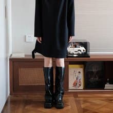 法式 小香風連衣裙女春秋高級感氣質中長款洋裝西裝裙