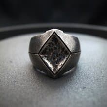 能神系列【海克力士 寬版】925純銀戒指|鋼鐵力士希臘神話/鍛敲戒