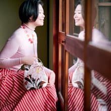 ベンリーがま口バッグ ゆりあざみ チェーン・合皮ショルダー付 【 日本製 】