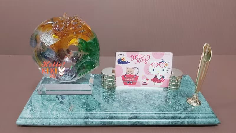 琉璃大理石 名片座 祥龍獻瑞 升遷禮物 退休送禮 開幕賀禮 退伍