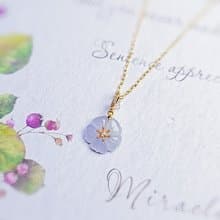 招財•貴人•桃花|純18k真金真鑽冰紫花萬能扣|緬甸A貨翡翠