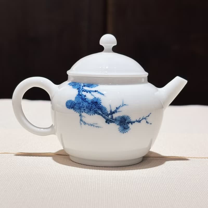 拾金 青花 豐收壺