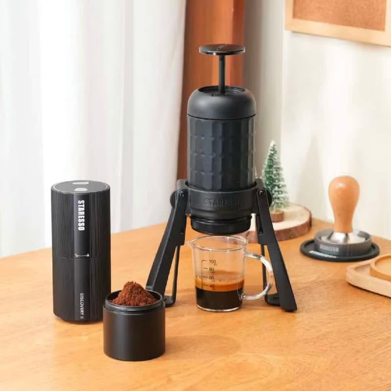 STARESSO D6E BLACK PLUS 便攜充電咖啡磨豆機