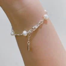 拾銀 | 月光溫柔純銀手鍊 | 天然淡水珍珠