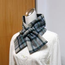 可調式短圍巾.scarf 保暖圍脖 雙面雙色 大人.小孩均適用
