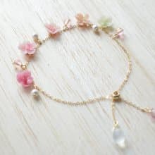 五色櫻花 14K包金手鍊