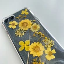 聽說黃色好心情 乾燥花手機殼