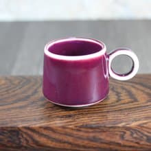 【送禮好物】酒紅 銅紅釉 自然釉小緣杯 咖啡分享杯 100%鶯歌製