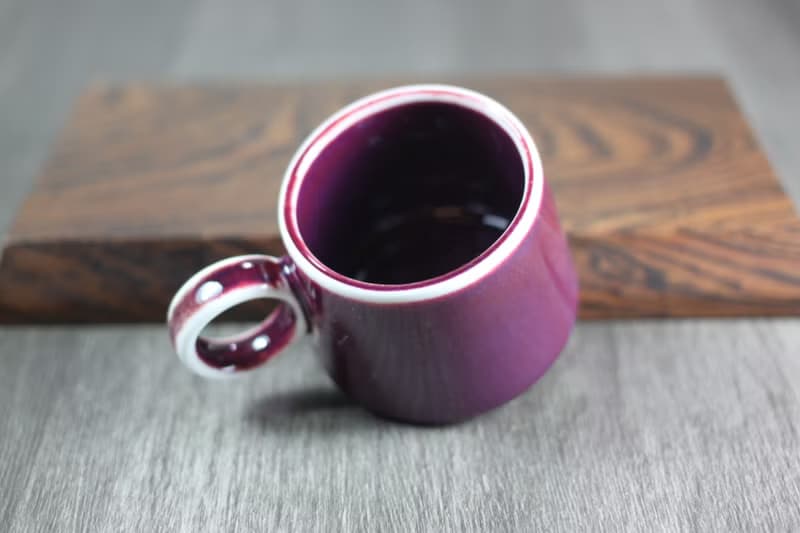 【送禮好物】酒紅 銅紅釉 自然釉小緣杯 咖啡分享杯 100%鶯歌製