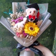 漫森態 花束 乾燥花 畢業花束