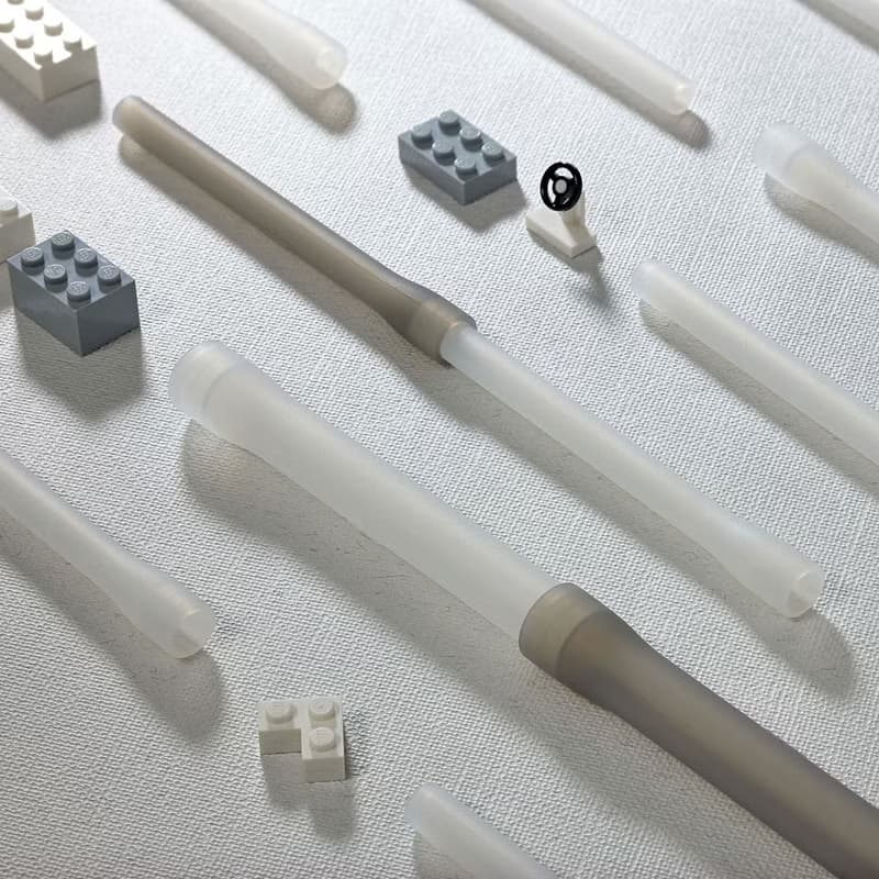 【2入優惠】YCCT積木矽膠吸管 - 百搭飲料杯各種高度