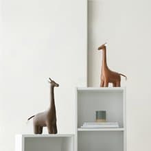 【書擋】長頸鹿 Giraffe 皮革動物擺飾  | 入厝禮物