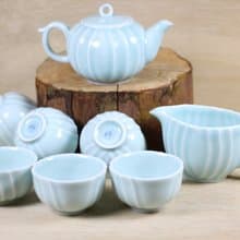 【送禮好物】青瓷 雨過天青曲紋茶具組 鶯歌名家葉敏祥作品