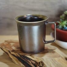 【送禮好物】240ml 柴燒重落灰 方韻杯 咖啡杯 台灣鶯歌製