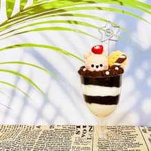 巧克力慕斯羊毛氈名片夾