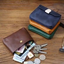 可愛軟皮收納卡包 頭層牛皮鑰匙零錢包 多色可選