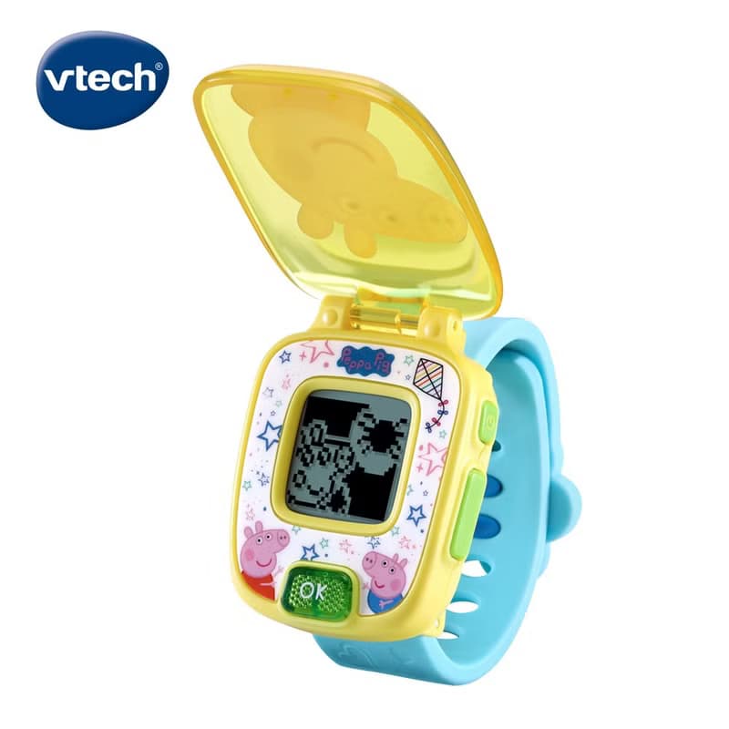 Vtech　粉紅豬小妹-多功能遊戲學習手錶-藍