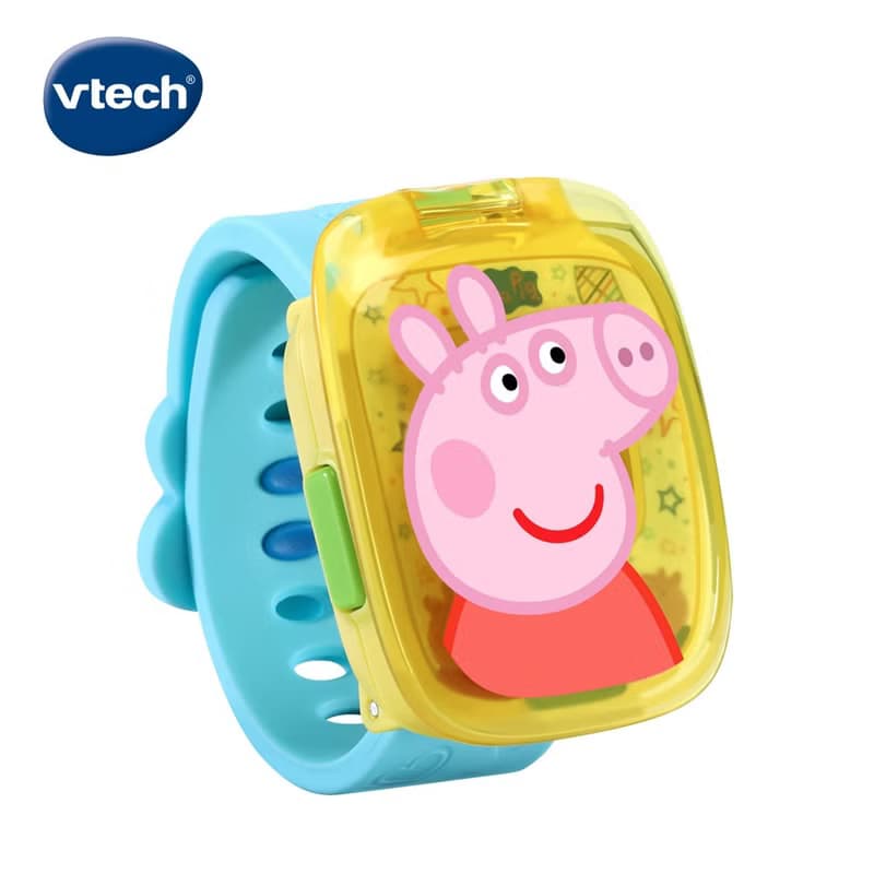 Vtech　粉紅豬小妹-多功能遊戲學習手錶-藍