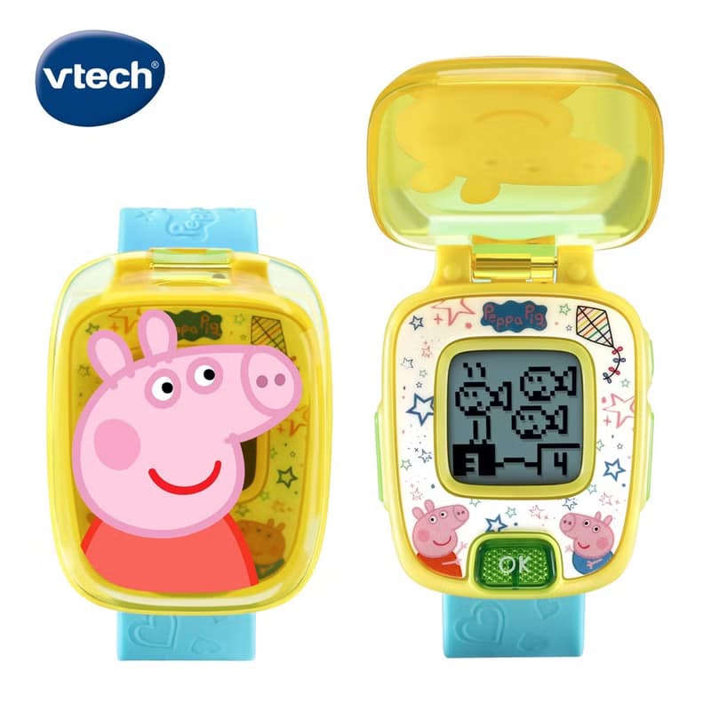 Vtech　粉紅豬小妹-多功能遊戲學習手錶-藍