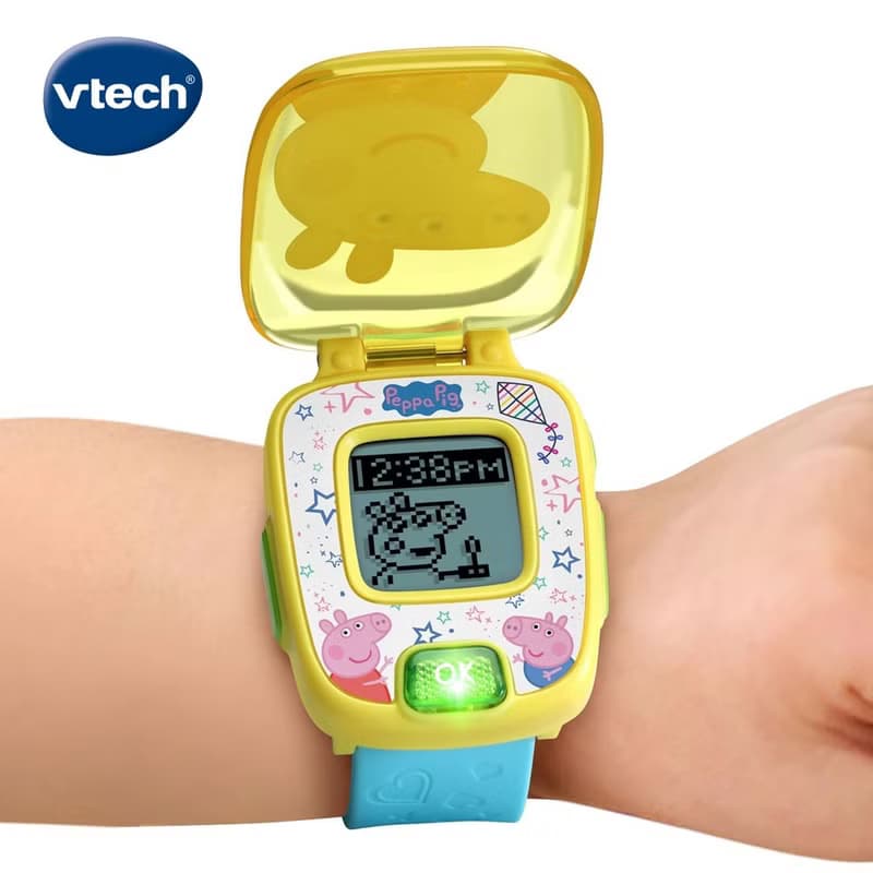 Vtech　粉紅豬小妹-多功能遊戲學習手錶-藍
