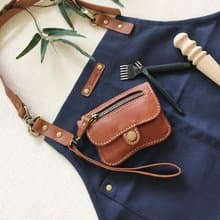 GENUINE LEATHER HAND STITCHED MINI PURSE / COIN PURSE / CARD HOLDER / POUCH