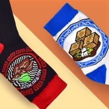 雙襪組-牛肉麵襪Beef noodle SOCKS+臭豆腐襪Stinky Tofu SOCKS