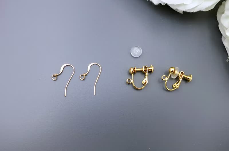 檸檬手作   金絲玉小南瓜耳環/美國14K包金防敏耳勾/可改耳夾