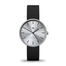 Newgate-DRUMLINE-經典銀-義大利皮革錶帶-40mm