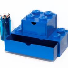 Room Copenhagen 樂高LEGO 桌上型八凸抽屜收納箱-白色(40211735)