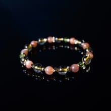 向陽花 // 太陽石鈦晶橄欖石 手鍊 // 勇氣 財富 療癒