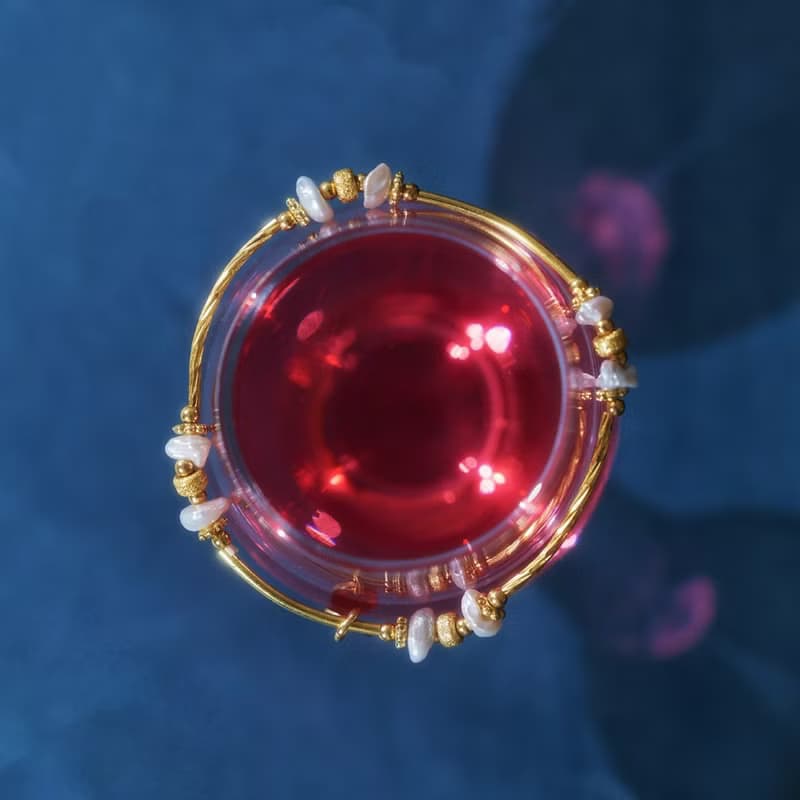 馬爾地夫假期 I 珍珠黃銅手鍊 C1713