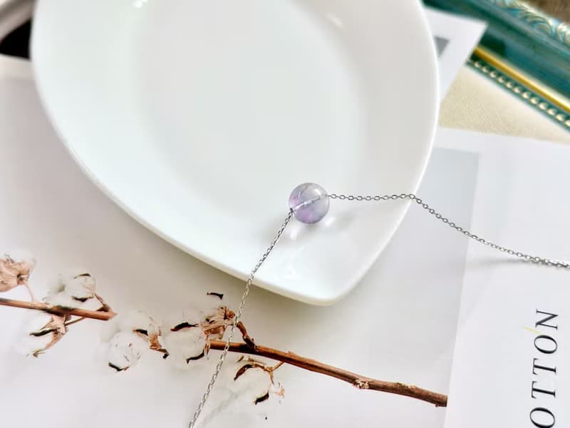 螢石9mm 12月誕生石 原件寄出 開啟智慧 提高靈性 增加創意思考