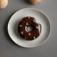 陶ブローチ チョコドーナツ#2