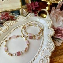 -愛情靈藥-天然水晶手鏈/黃銅手鍊