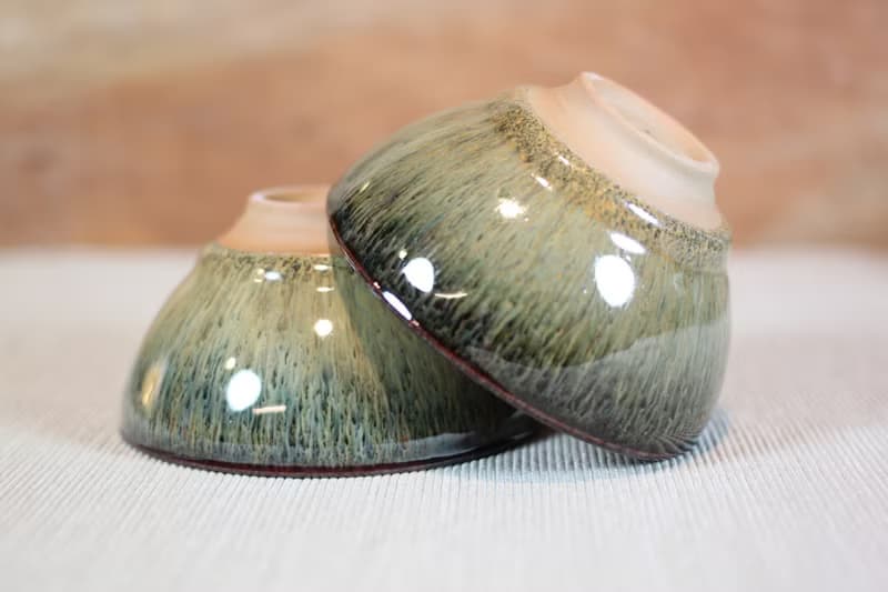 【送禮好物】森林 天目釉對杯 茶碗 名家葉敏祥作品