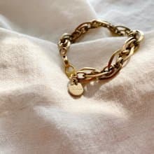 城裡的月光- 黃銅手環