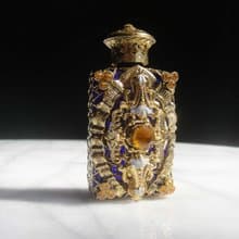 【老時光 OLD-TIME】早期二手捷克精緻手工製作隨身香水瓶(鄭