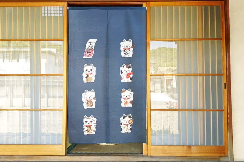 【預訂】日本製 招財貓門簾