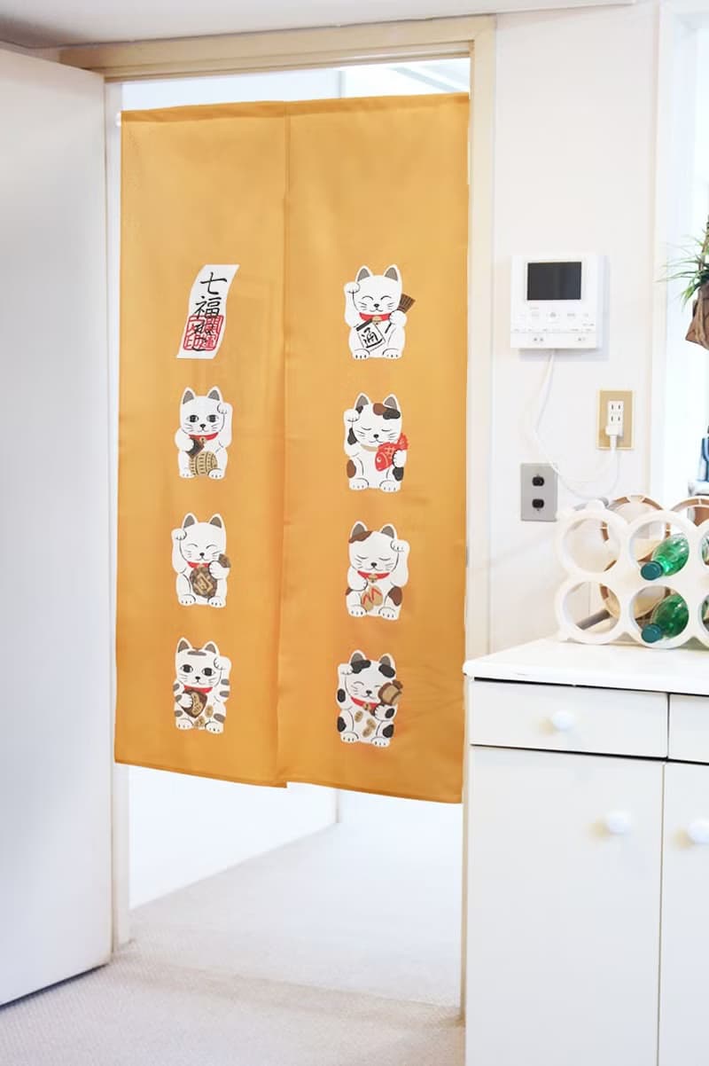 【預訂】日本製 招財貓門簾