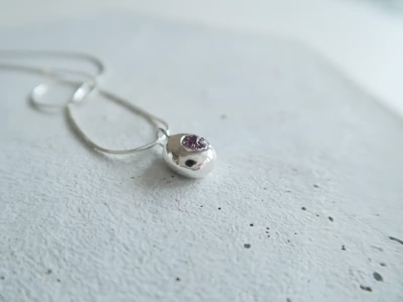 999純銀 厚款 彩色藍寶石 尖晶石 蛇鍊 項鍊 免費送禮包裝