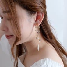 Veronica  | 波希米亞民族風 流蘇層疊垂墜耳環