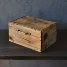 0310mito 木製ケース 日本産ひのきのトランクBOX Lサイズ