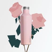 美國 CORKCICLE 三層真空易口瓶 475ml-玫瑰石英粉