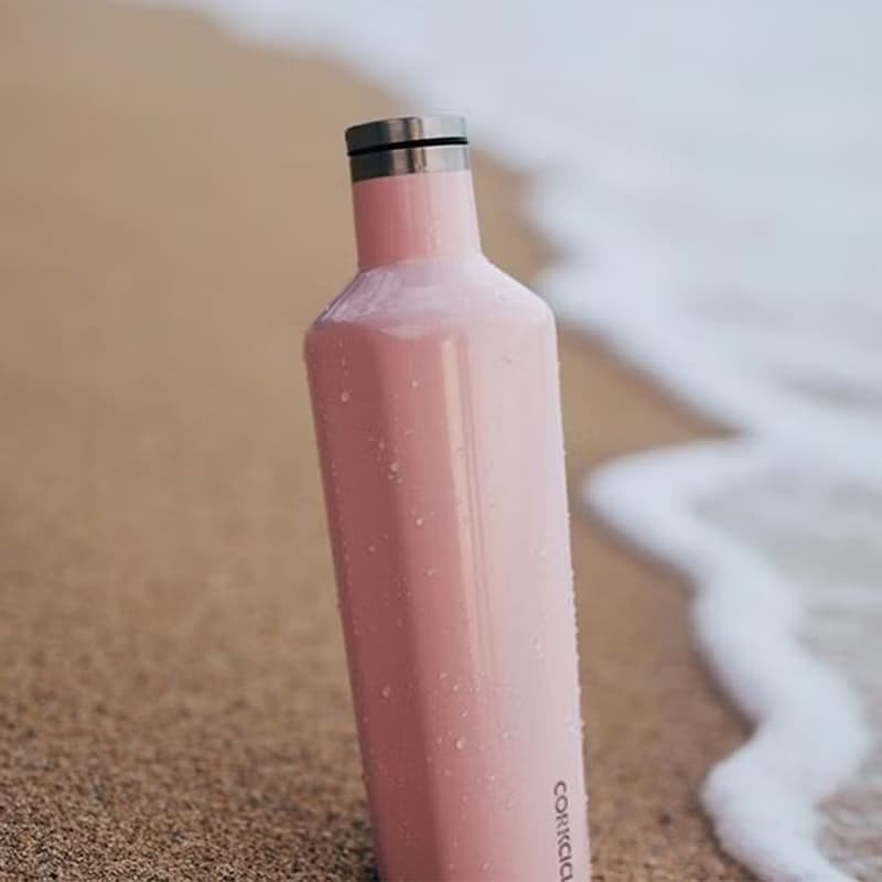 美國 CORKCICLE 三層真空易口瓶 475ml-玫瑰石英粉