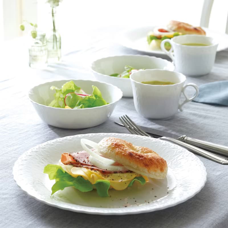 Silky White 絲路骨瓷平盤(27cm)