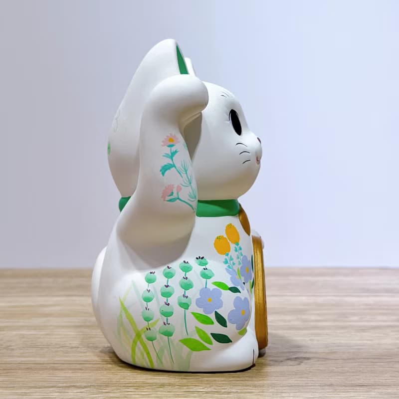 【野趣招財】日本谷中堂招財貓 | 野の花