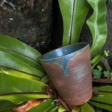 霧面結晶藍釉茶杯 III