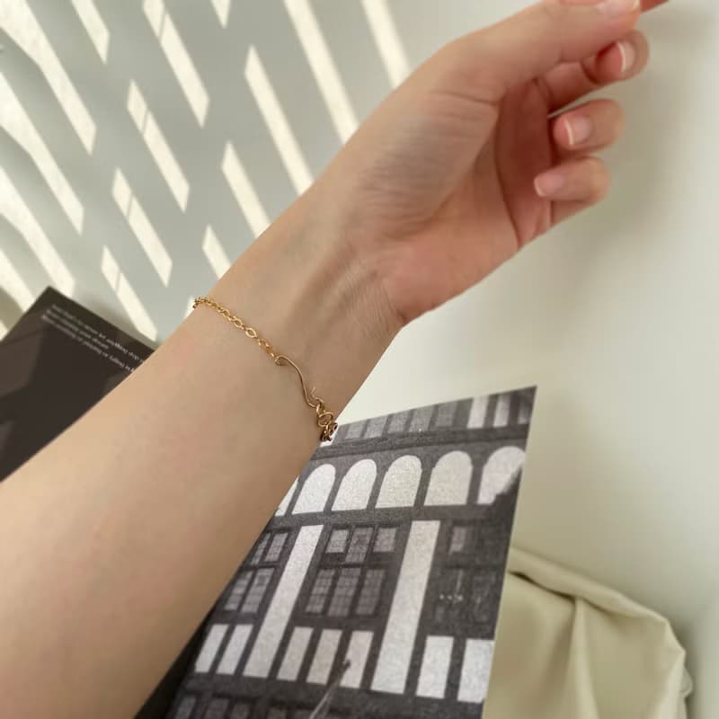 月光詩人 瑪瑙珍珠手鍊 14Kgf