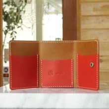 コンパクトな３つ折り財布　No.4　ブッテーロ